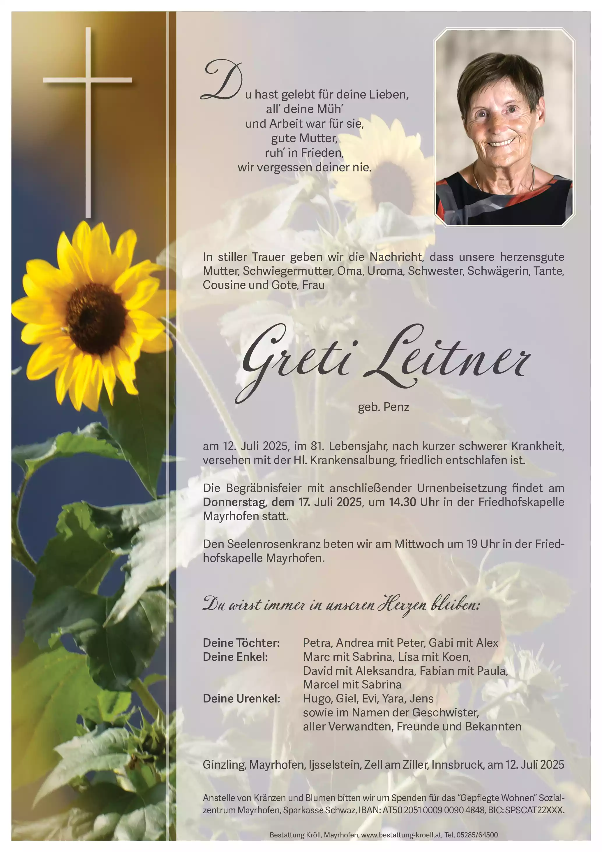 Parte von Greti Leitner